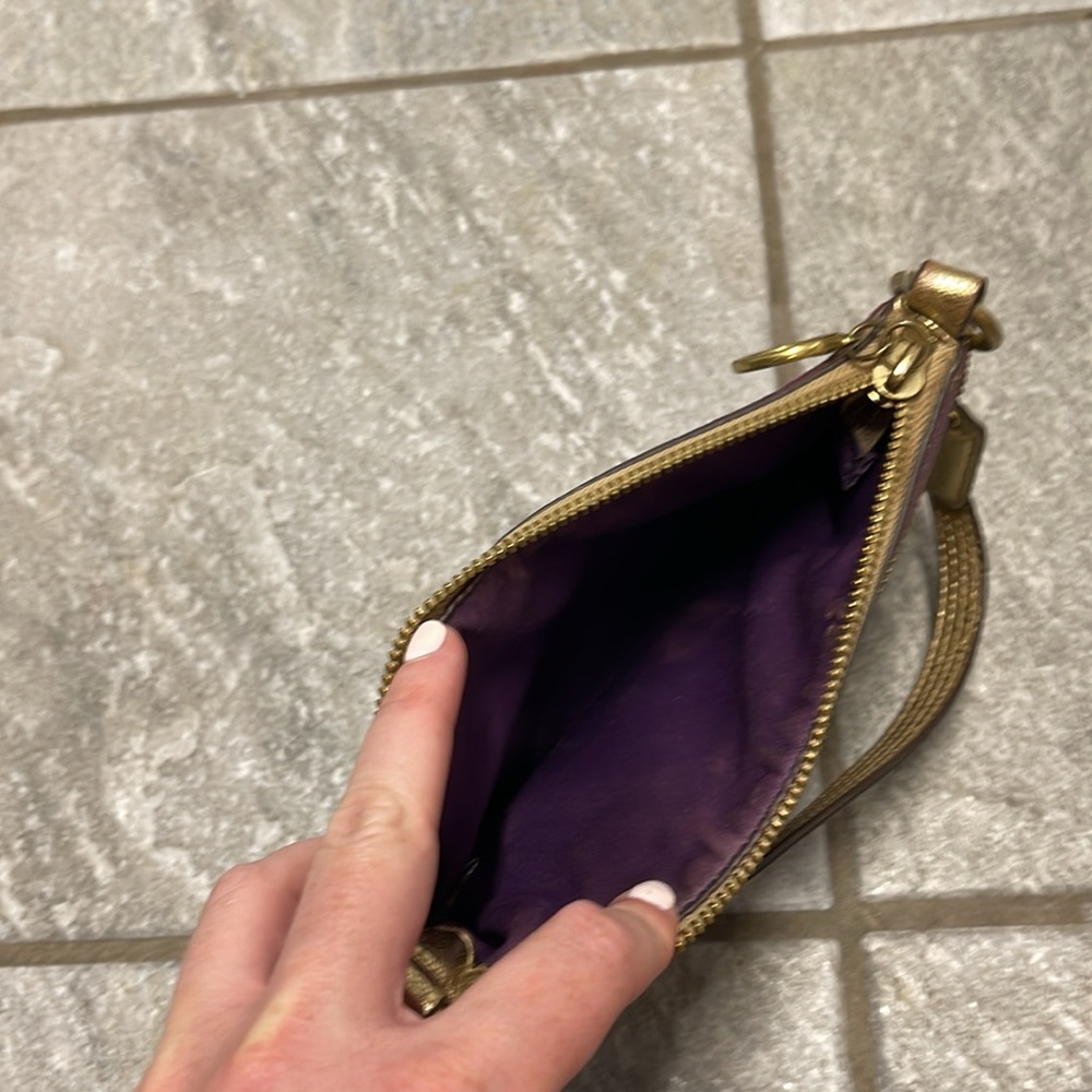 Coach Colorful Patterned Wristlet - Picture 4 of 4